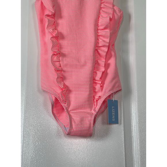 LIZENS Girls Swimsuit Kids Scalloped One Piece Suze 8-9T - Picture 7 of 7